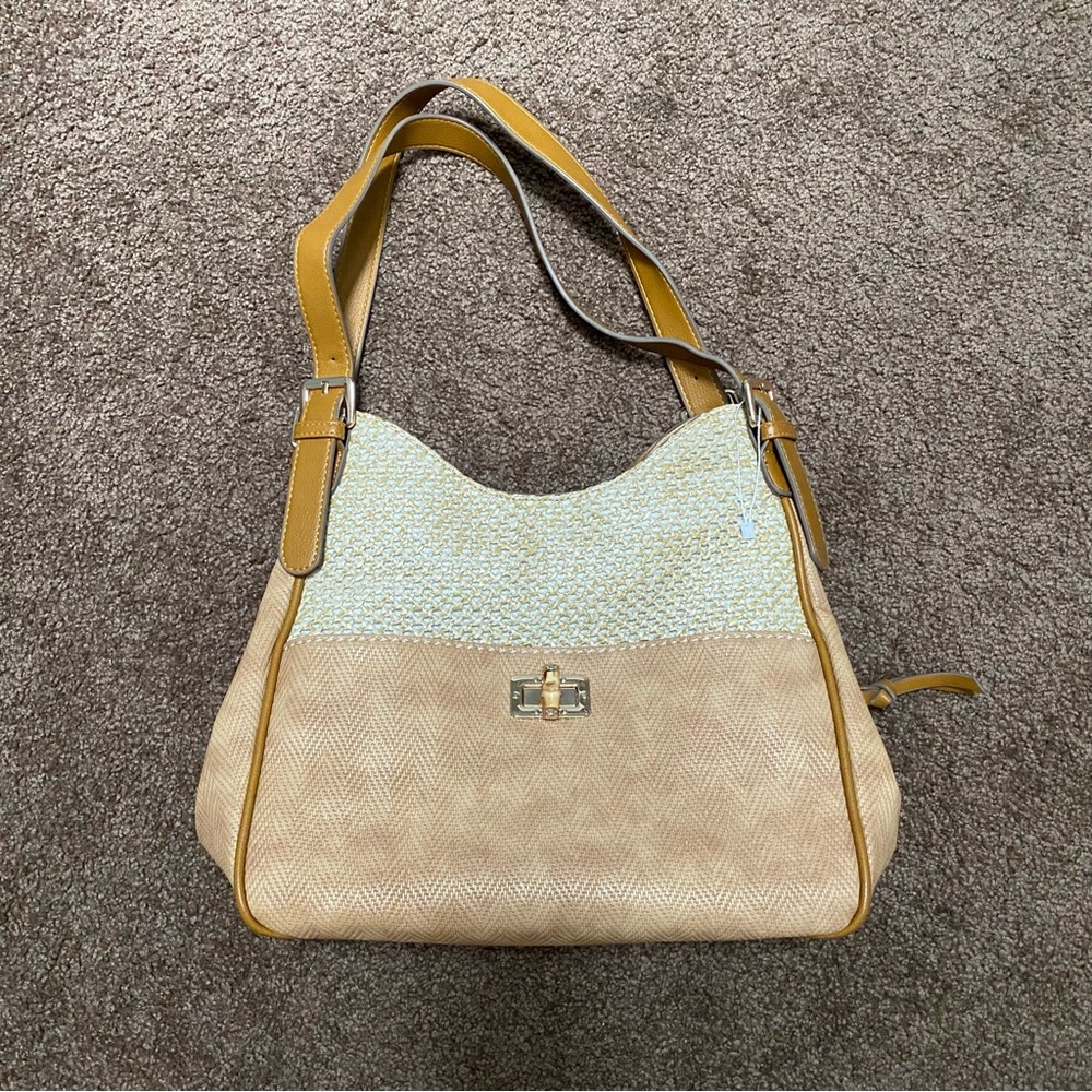 Sondra Roberts Squared Hobo Bag